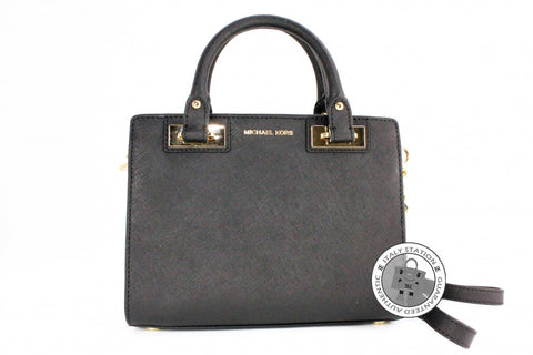 MICHAEL KORS Michael Kors 30H5GQNS1L Quinn Small Saffiano Leather Satc | Italystation.com - Shop Now at italystation.com