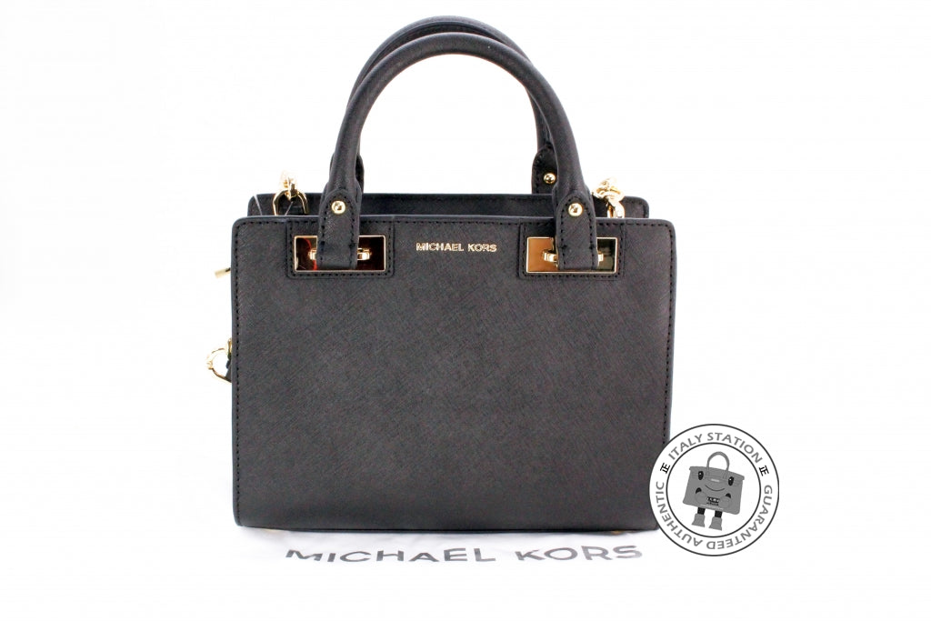 MICHAEL KORS Michael Kors 30H5GQNS1L Quinn Small Saffiano Leather Satc | Italystation.com - Shop Now at italystation.com