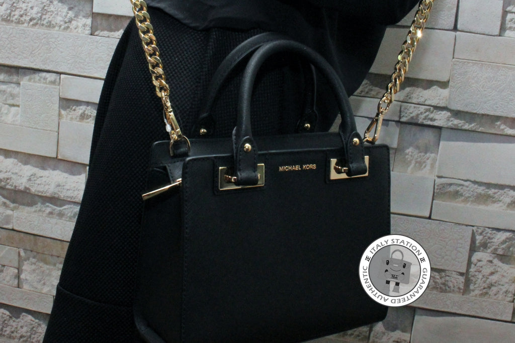MICHAEL KORS Michael Kors 30H5GQNS1L Quinn Small Saffiano Leather Satc | Italystation.com - Shop Now at italystation.com