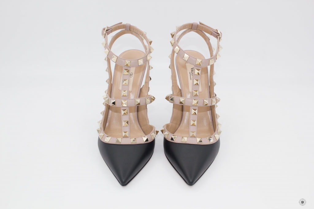 VALENTINO Valentino MW2S0393VOD Rockstud Ankle Strap 100MM / 4" N91 /  | Italystation.com - Shop Now at italystation.com