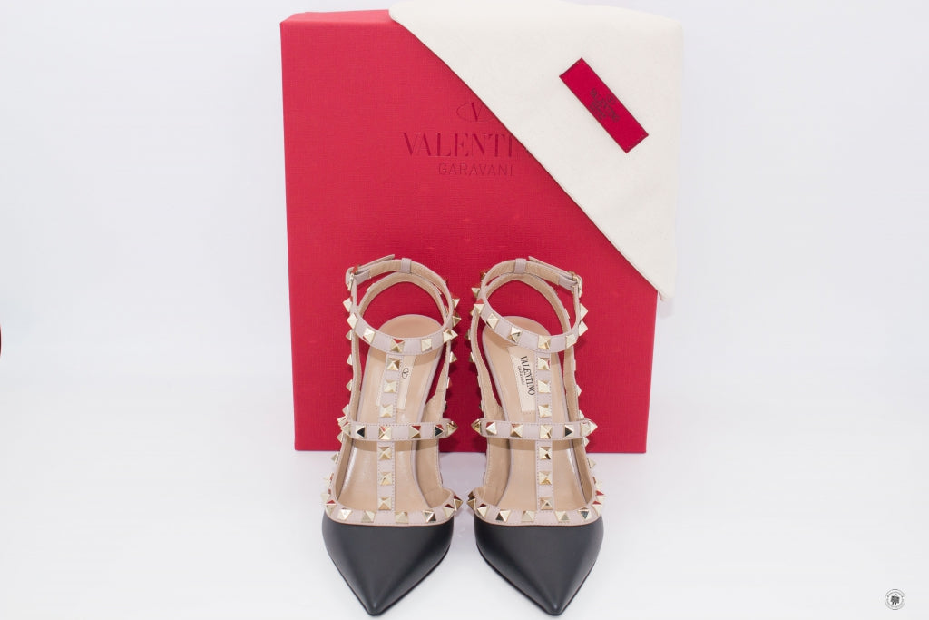 VALENTINO Valentino MW2S0393VOD Rockstud Ankle Strap 100MM / 4" N91 /  | Italystation.com - Shop Now at italystation.com