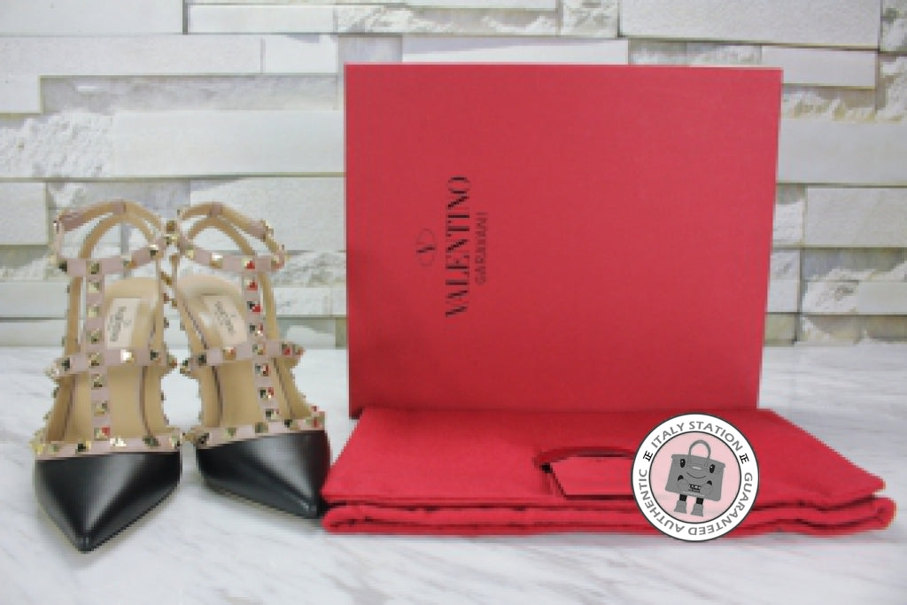VALENTINO Valentino MW2S0393VOD Rockstud Ankle Strap 100MM / 4" N91 /  | Italystation.com - Shop Now at italystation.com