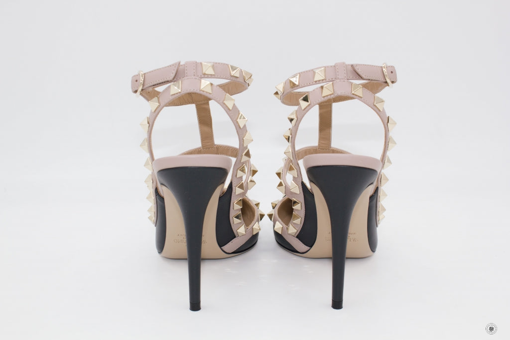 VALENTINO Valentino NW2S0393VOD Rockstud Ankle Strap 100MM / 4" N91 /  | Italystation.com - Shop Now at italystation.com