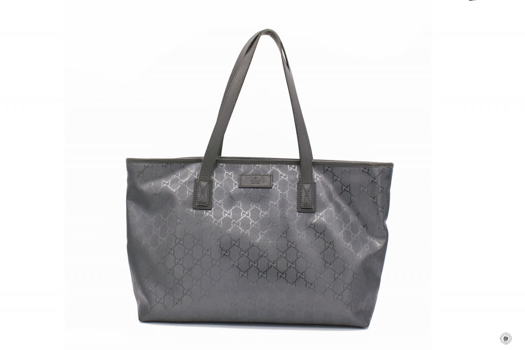 GUCCI Gucci 211137 FU49N Medium Tote Grey GG Imprime Medium Tote Bag S | Italystation.com - Shop Now at italystation.com