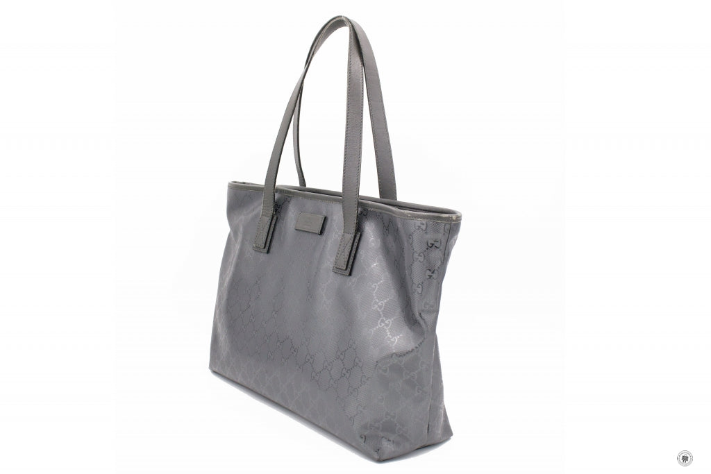 GUCCI Gucci 211137 FU49N Medium Tote Grey GG Imprime Medium Tote Bag S | Italystation.com - Shop Now at italystation.com