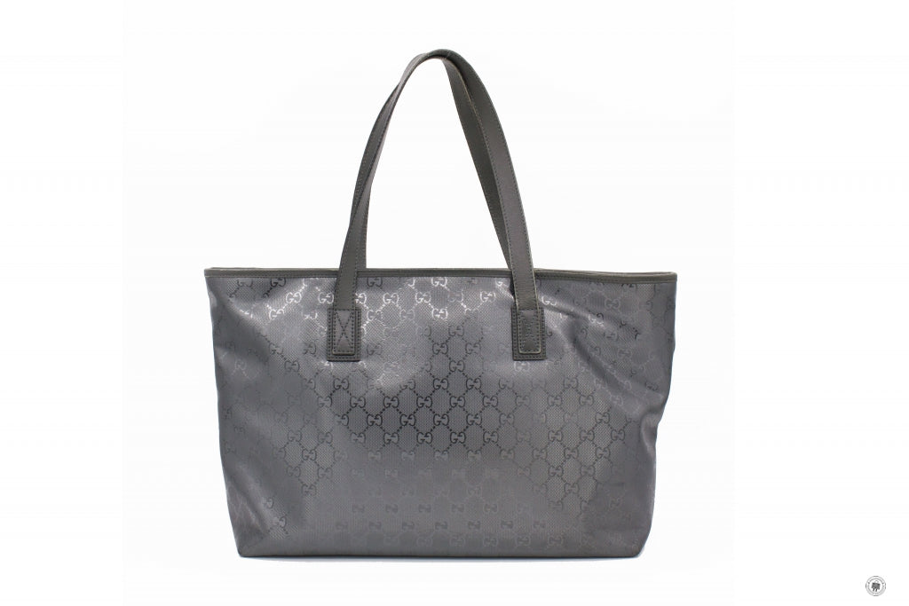 GUCCI Gucci 211137 FU49N Medium Tote Grey GG Imprime Medium Tote Bag S | Italystation.com - Shop Now at italystation.com
