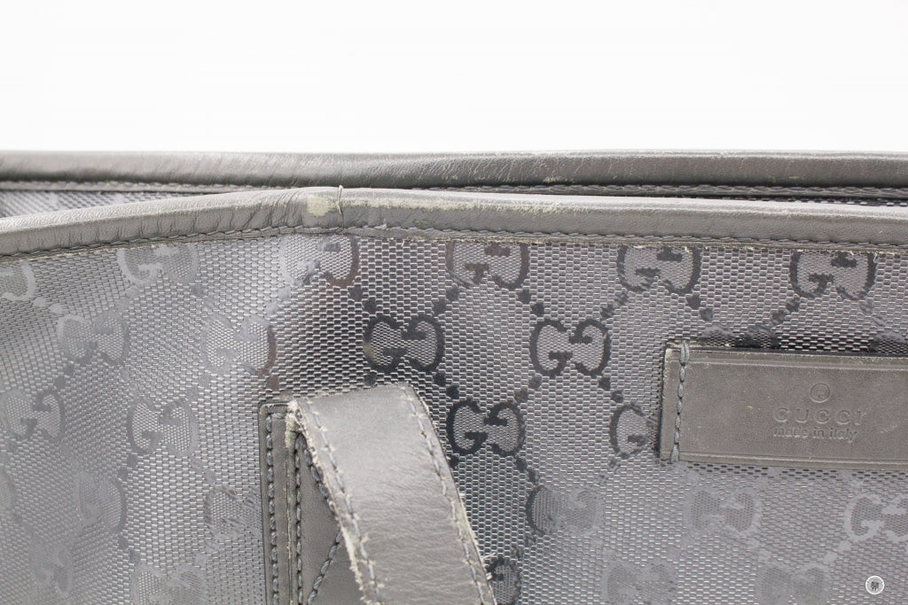 GUCCI Gucci 211137 FU49N Medium Tote Grey GG Imprime Medium Tote Bag S | Italystation.com - Shop Now at italystation.com