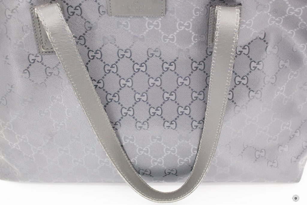 GUCCI Gucci 211137 FU49N Medium Tote Grey GG Imprime Medium Tote Bag S | Italystation.com - Shop Now at italystation.com