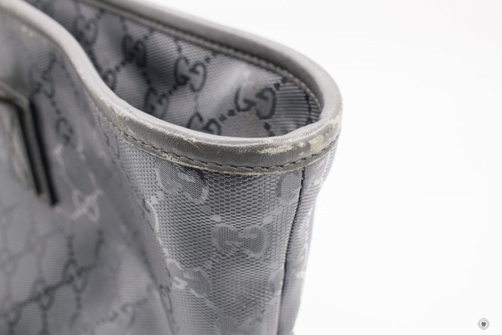 GUCCI Gucci 211137 FU49N Medium Tote Grey GG Imprime Medium Tote Bag S | Italystation.com - Shop Now at italystation.com