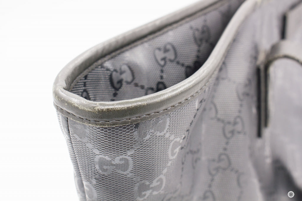 GUCCI Gucci 211137 FU49N Medium Tote Grey GG Imprime Medium Tote Bag S | Italystation.com - Shop Now at italystation.com