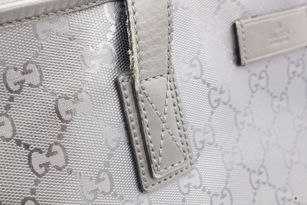 GUCCI Gucci 211137 FU49N Medium Tote Grey GG Imprime Medium Tote Bag S | Italystation.com - Shop Now at italystation.com