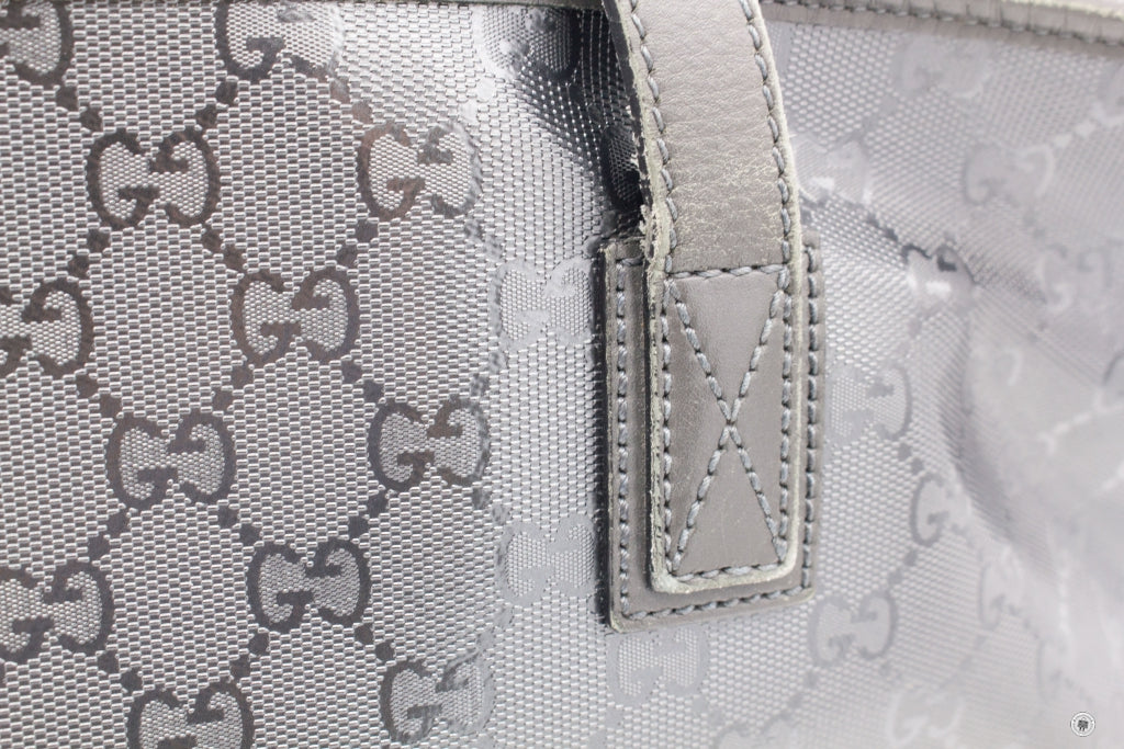 GUCCI Gucci 211137 FU49N Medium Tote Grey GG Imprime Medium Tote Bag S | Italystation.com - Shop Now at italystation.com
