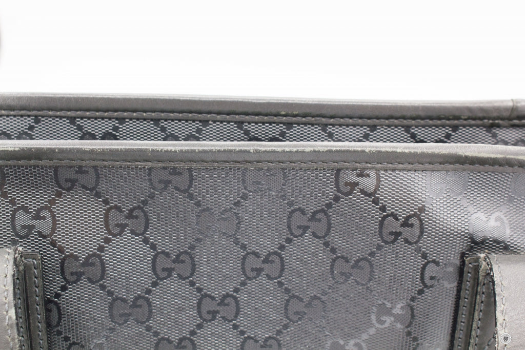 GUCCI Gucci 211137 FU49N Medium Tote Grey GG Imprime Medium Tote Bag S | Italystation.com - Shop Now at italystation.com