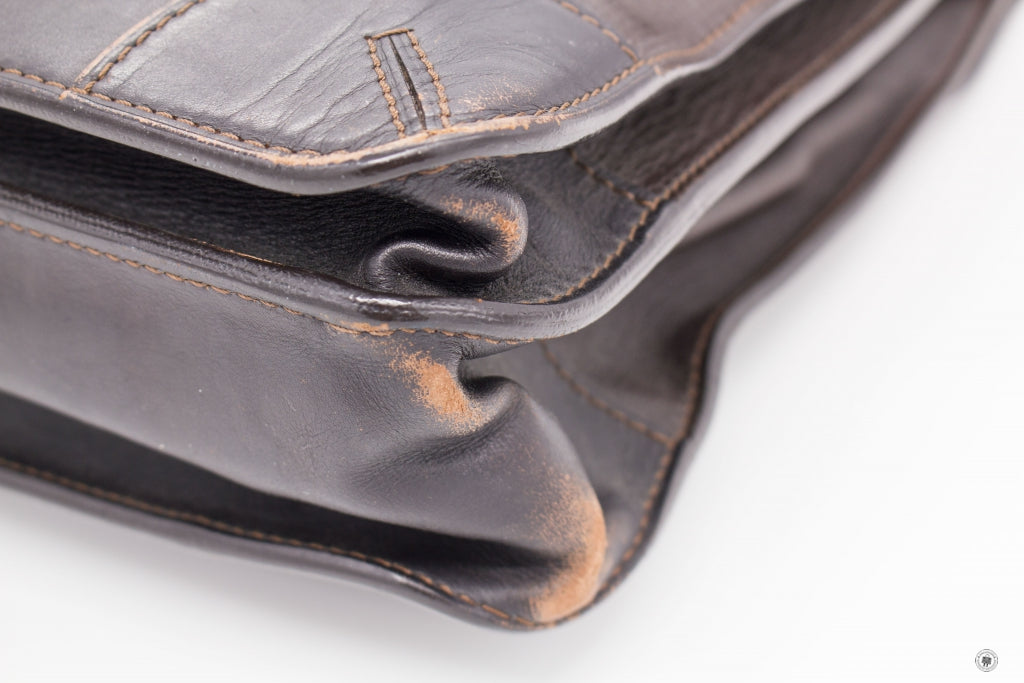 LOUIS VUITTON Louis Vuitton Moskova Briefcase Brown Calfskin Briefcase | Italystation.com - Shop Now at italystation.com