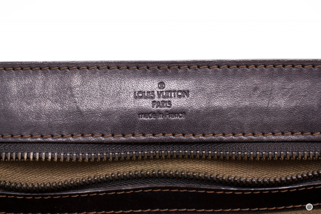 LOUIS VUITTON Louis Vuitton Moskova Briefcase Brown Calfskin Briefcase | Italystation.com - Shop Now at italystation.com