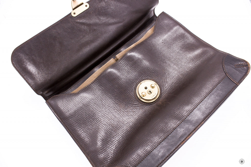 LOUIS VUITTON Louis Vuitton Moskova Briefcase Brown Calfskin Briefcase | Italystation.com - Shop Now at italystation.com