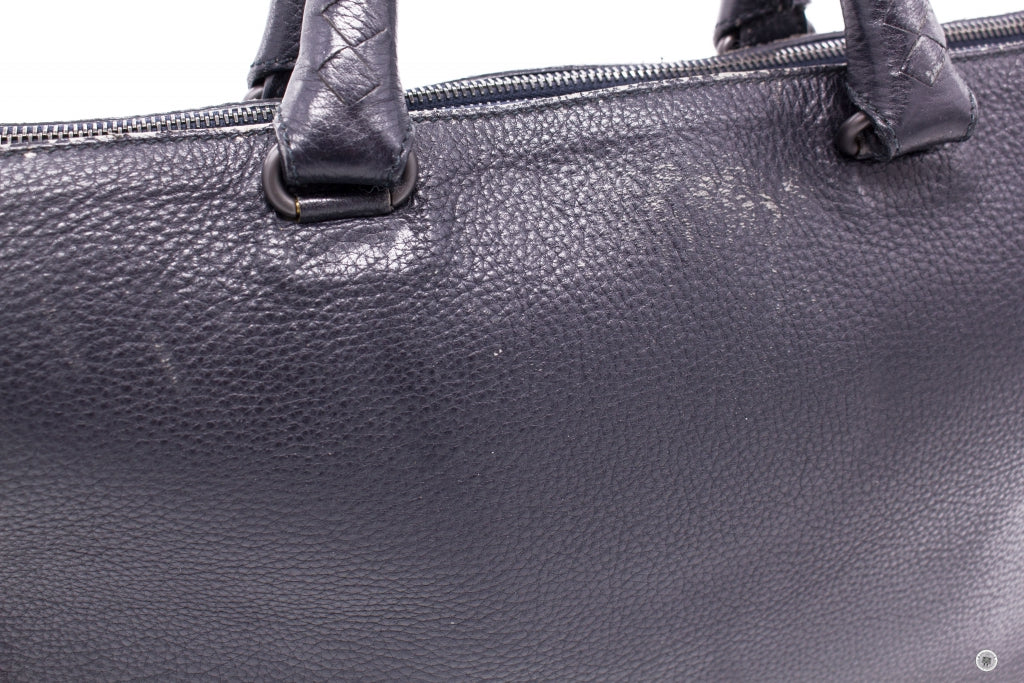 BOTTEGA VENETA Bottega Veneta Vintage Briefcase Black Lambskin Briefca | Italystation.com - Shop Now at italystation.com