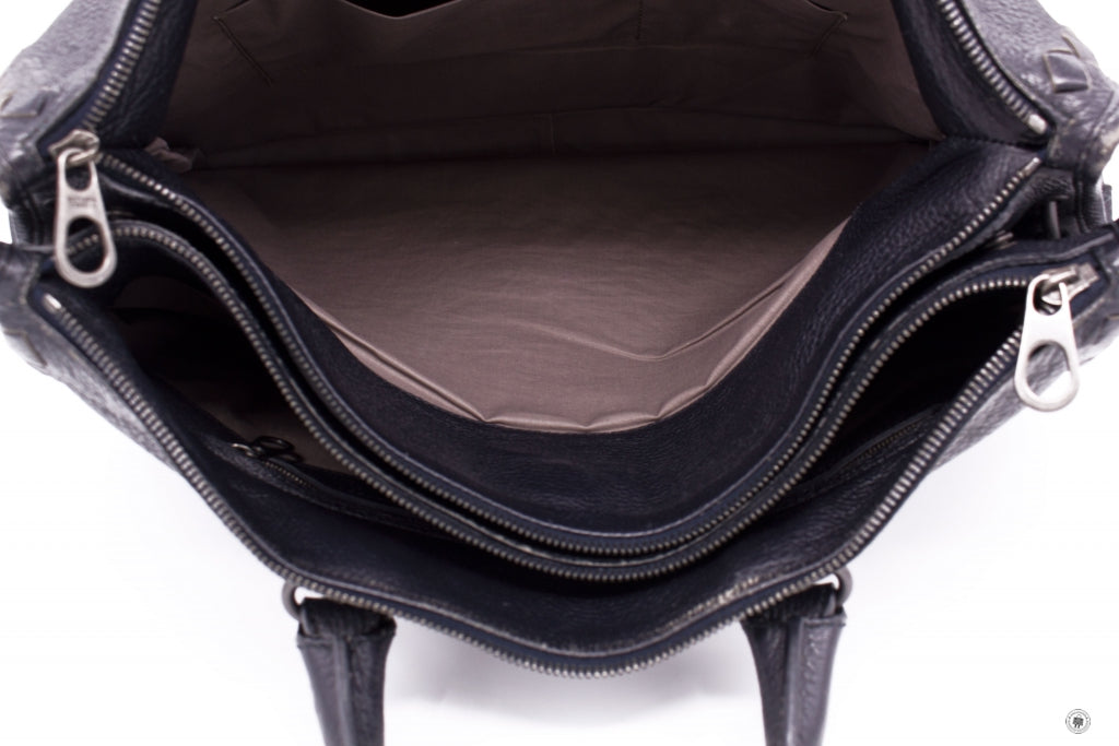 BOTTEGA VENETA Bottega Veneta Vintage Briefcase Black Lambskin Briefca | Italystation.com - Shop Now at italystation.com
