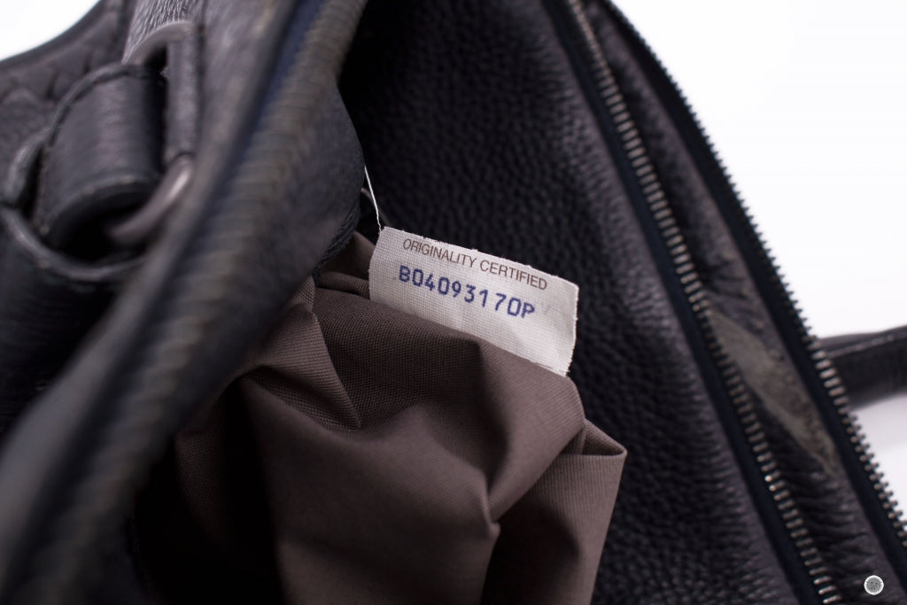 BOTTEGA VENETA Bottega Veneta Vintage Briefcase Black Lambskin Briefca | Italystation.com - Shop Now at italystation.com