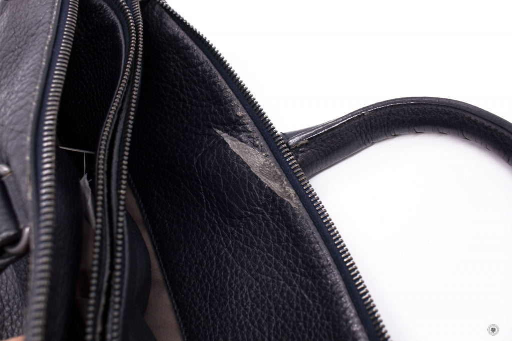 BOTTEGA VENETA Bottega Veneta Vintage Briefcase Black Lambskin Briefca | Italystation.com - Shop Now at italystation.com