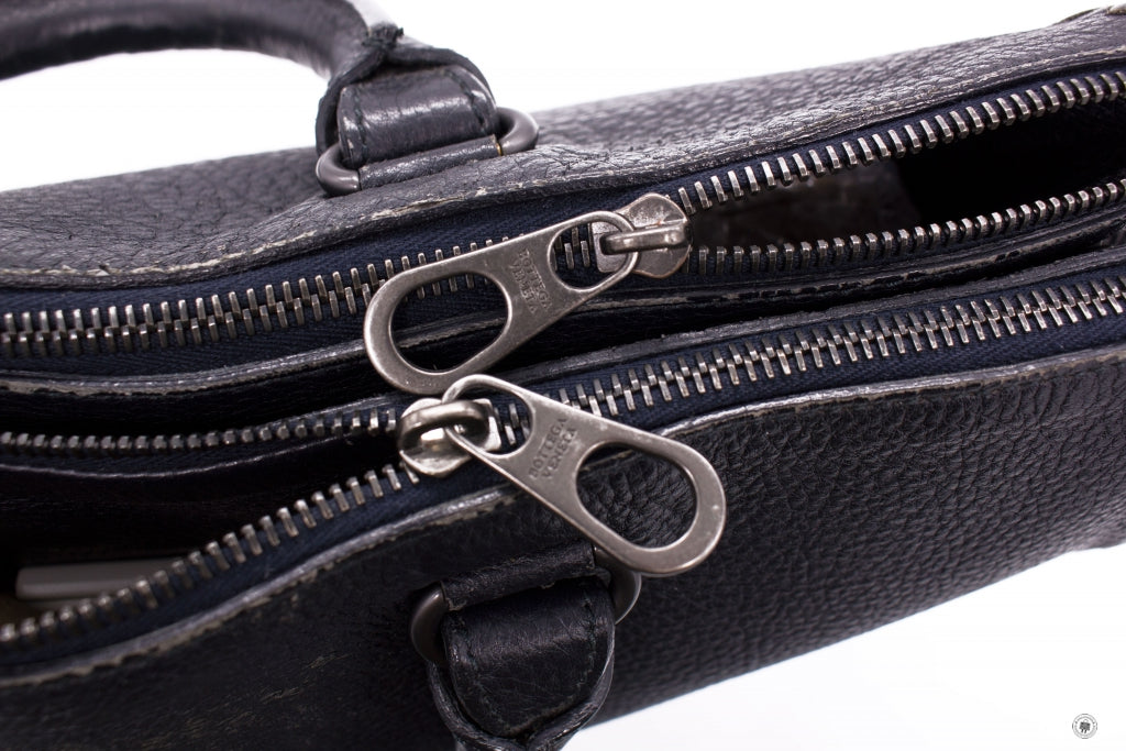 BOTTEGA VENETA Bottega Veneta Vintage Briefcase Black Lambskin Briefca | Italystation.com - Shop Now at italystation.com