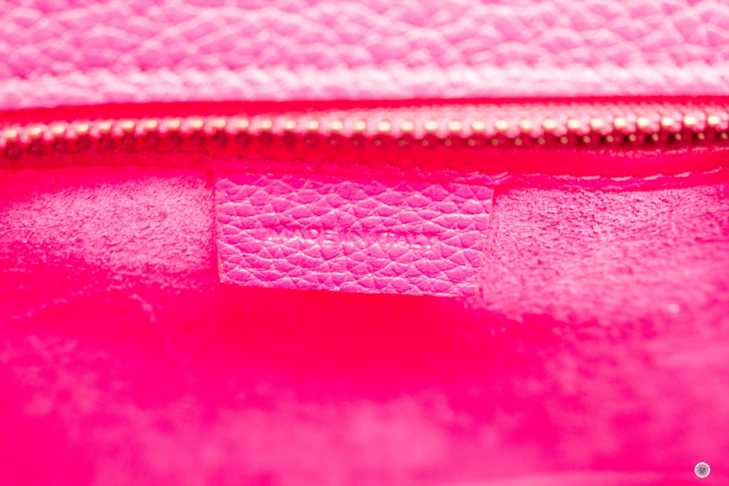 CELINE Celine 18924 3DRU Nano Luggage Pink Calfskin Nano Shoulder Bags | Italystation.com - Shop Now at italystation.com