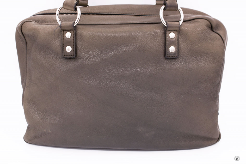 SAINT LAURENT Saint Laurent 227747 Rivegauche  Grey Leather Shoulder B | Italystation.com - Shop Now at italystation.com