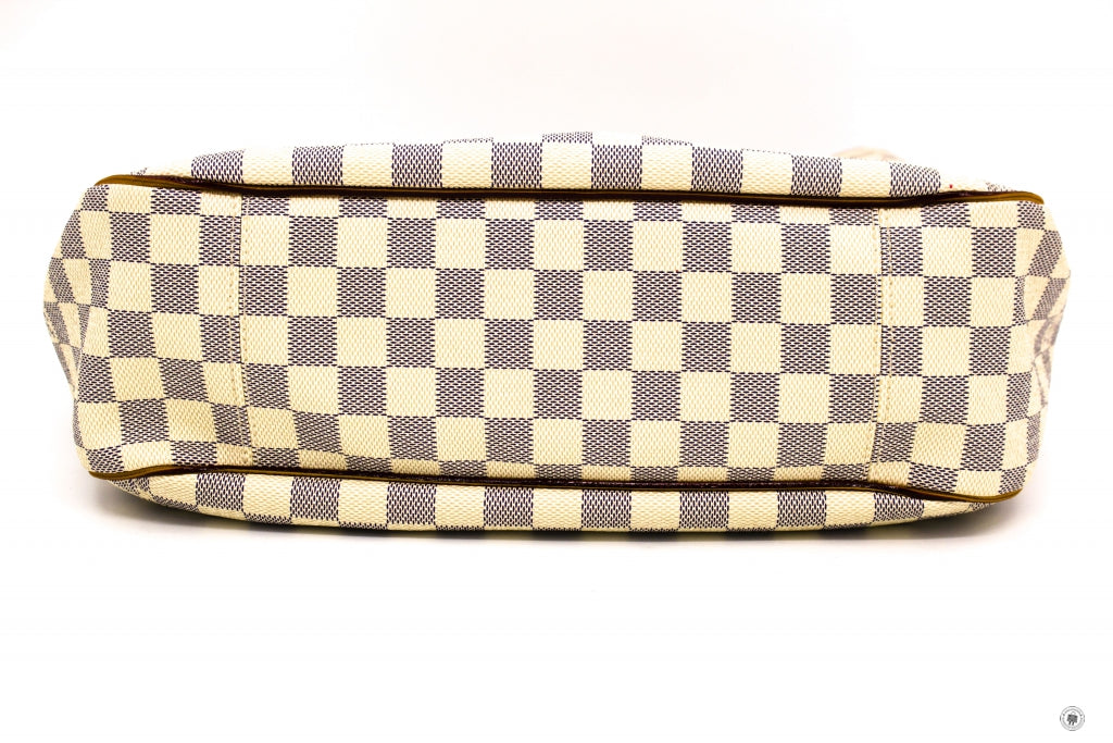 LOUIS VUITTON Louis Vuitton N41216 Damier Azur Soffi White Canvas Shou | Italystation.com - Shop Now at italystation.com