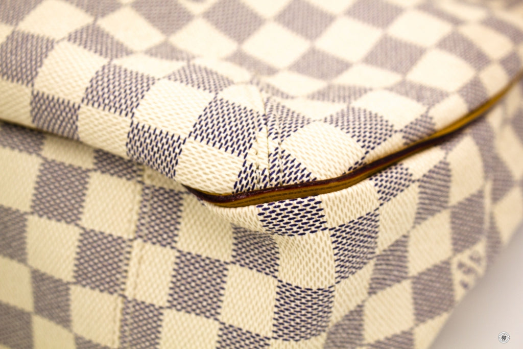 LOUIS VUITTON Louis Vuitton N41216 Damier Azur Soffi White Canvas Shou | Italystation.com - Shop Now at italystation.com