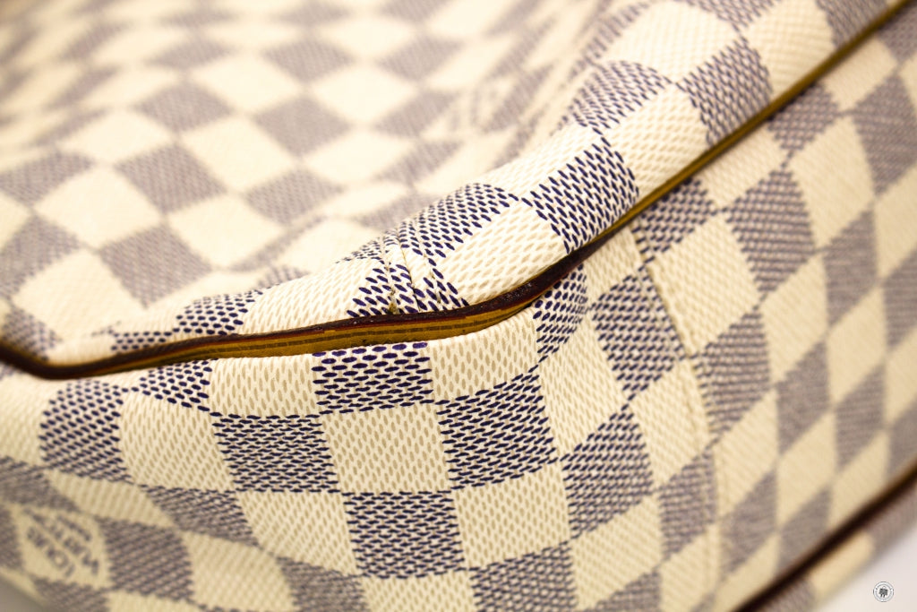 LOUIS VUITTON Louis Vuitton N41216 Damier Azur Soffi White Canvas Shou | Italystation.com - Shop Now at italystation.com
