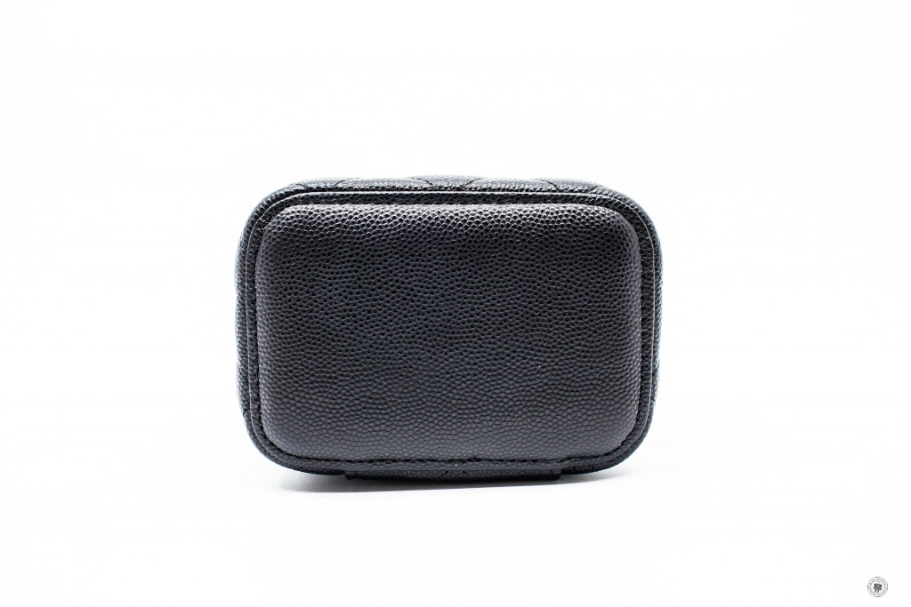 CHANEL Chanel AP1340Y33352 Small Vanity Black / C3906 Caviar Shoulder  | Italystation.com - Shop Now at italystation.com