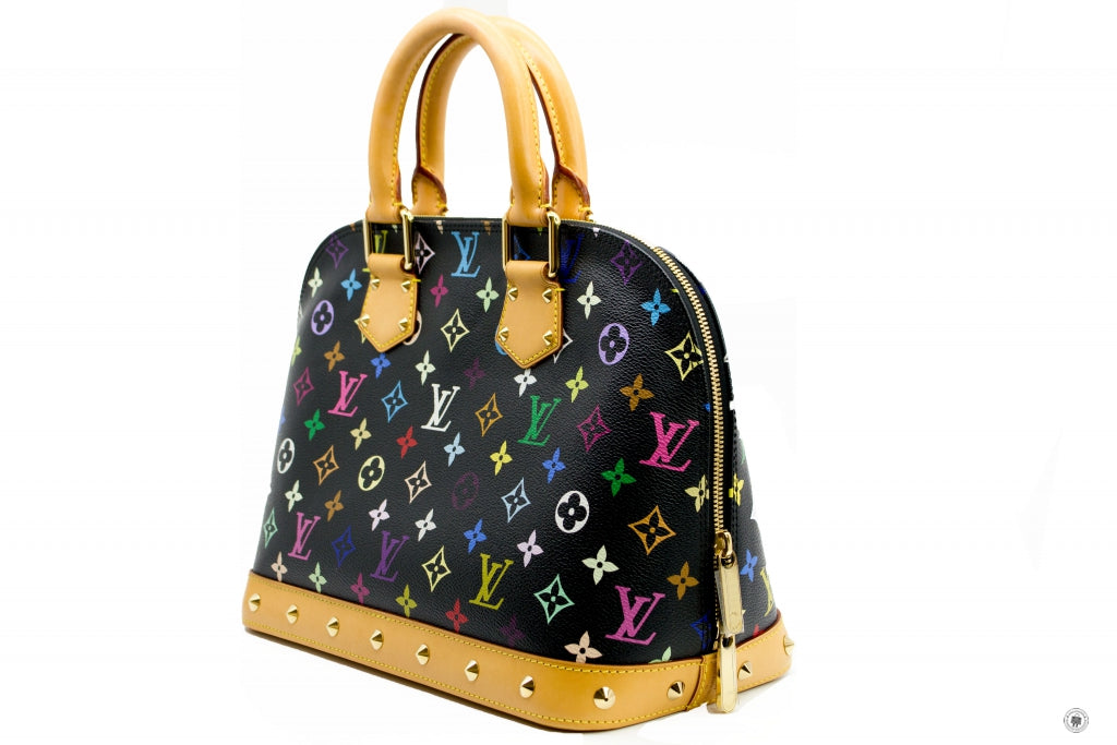 LOUIS VUITTON Louis Vuitton Black Monogram Multicolor Alma  Black Mono | Italystation.com - Shop Now at italystation.com
