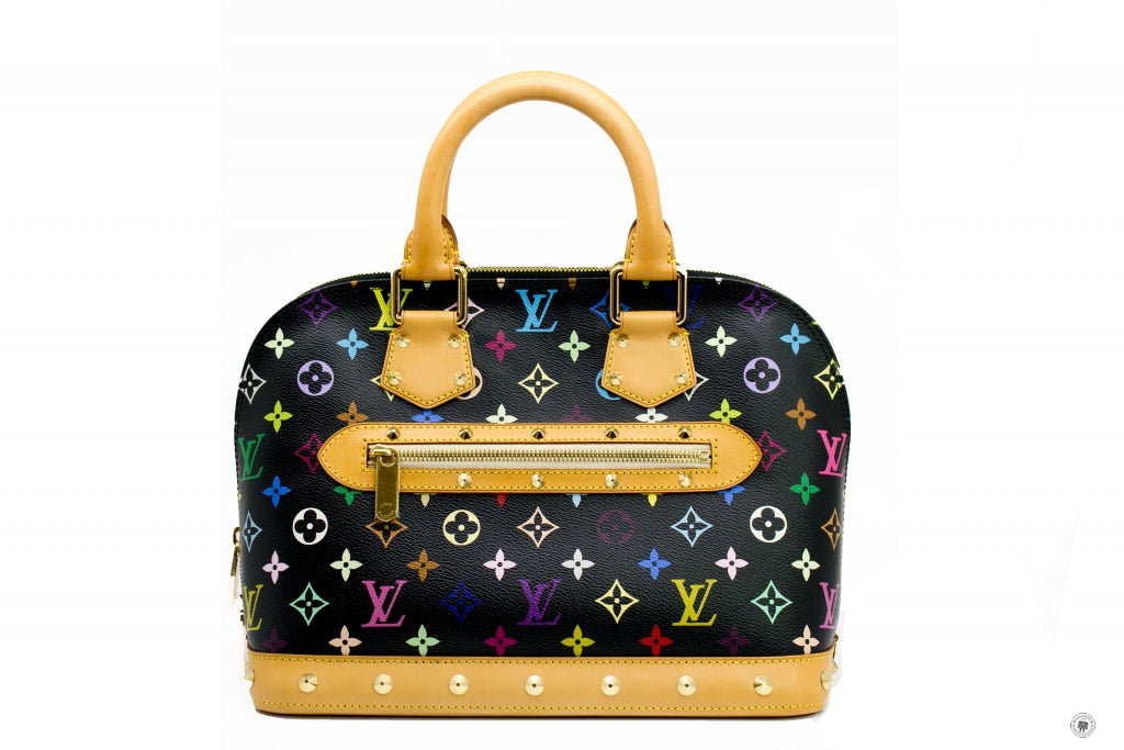LOUIS VUITTON Louis Vuitton Black Monogram Multicolor Alma  Black Mono | Italystation.com - Shop Now at italystation.com