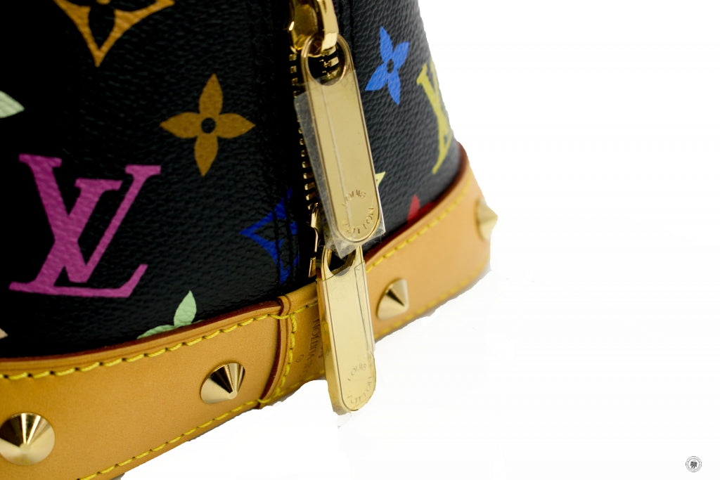 LOUIS VUITTON Louis Vuitton Black Monogram Multicolor Alma  Black Mono | Italystation.com - Shop Now at italystation.com