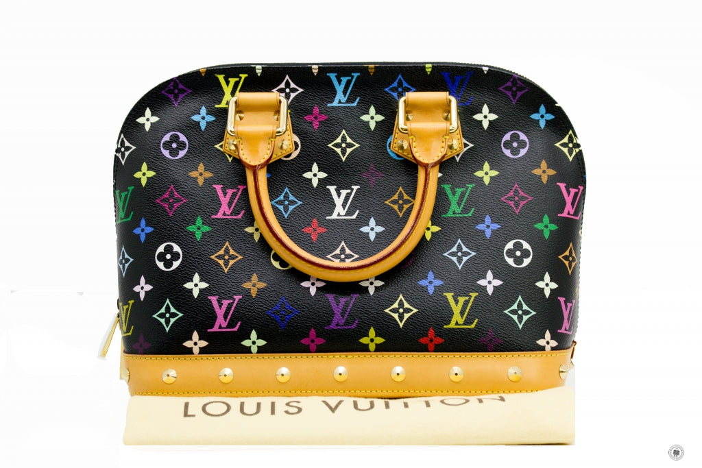 LOUIS VUITTON Louis Vuitton Black Monogram Multicolor Alma  Black Mono | Italystation.com - Shop Now at italystation.com