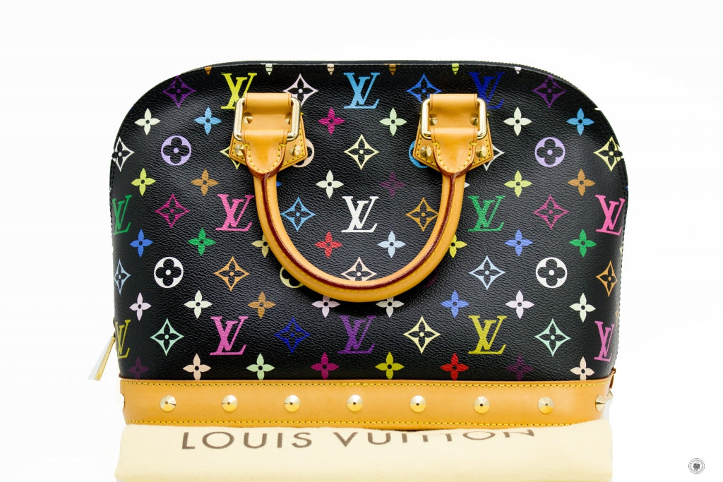 LOUIS VUITTON Louis Vuitton Black Monogram Multicolor Alma  Black Mono | Italystation.com - Shop Now at italystation.com
