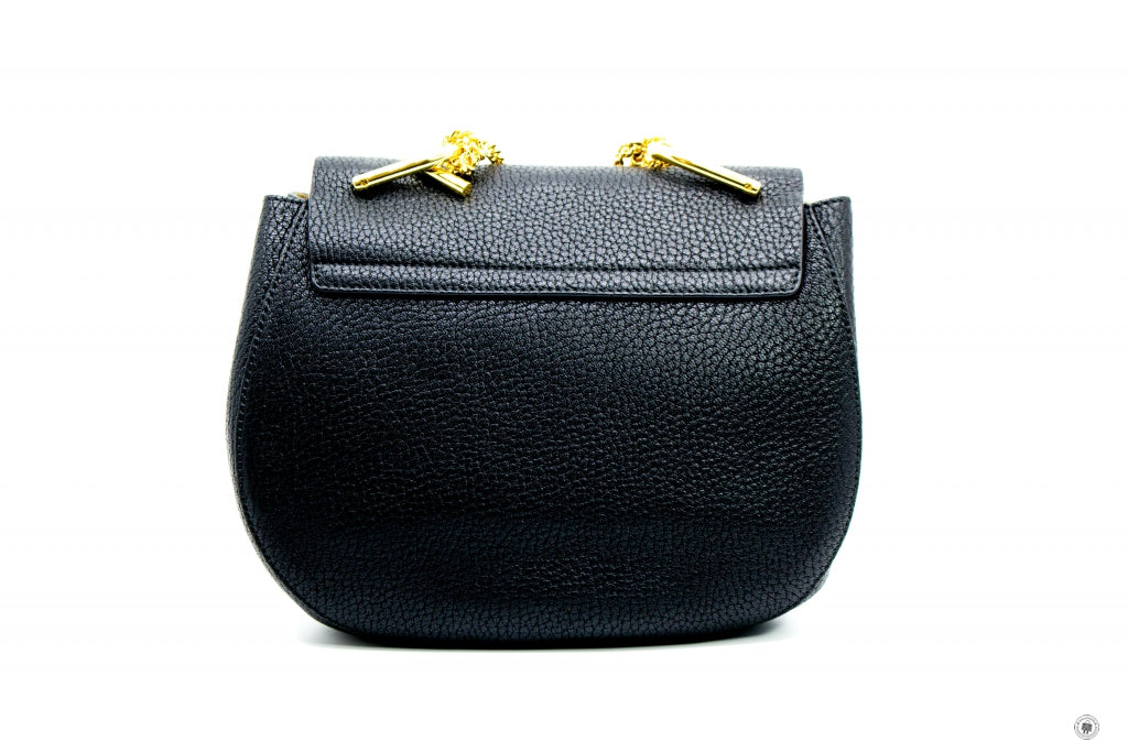 CHLOE Chloe 3S1031944 Drew  Black Calfskin Small Shoulder Bags Ghw | Italystation.com - Shop Now at italystation.com