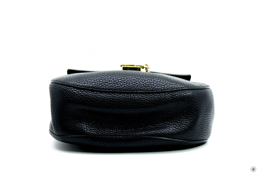CHLOE Chloe 3S1031944 Drew  Black Calfskin Small Shoulder Bags Ghw | Italystation.com - Shop Now at italystation.com