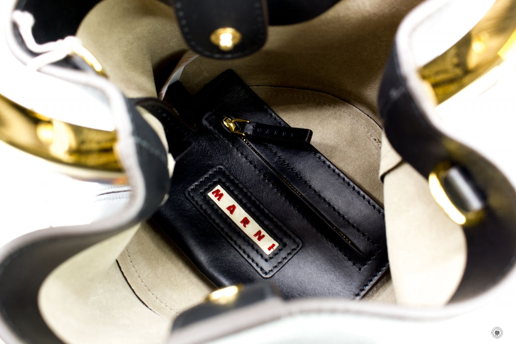 MARNI Marni SCMPU09N01LV58900 Pannier Handle IN Gold-tone Metal And To | Italystation.com - Shop Now at italystation.com