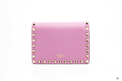 VALENTINO Valentino RW2P0219VSH Rockstud Grainy Calfskin Chain Pouch B | Italystation.com - Shop Now at italystation.com