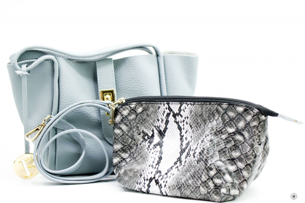 FURLA Furla Pebble Leather  Pale Blue  Small Tote Bag | Italystation.com - Shop Now at italystation.com