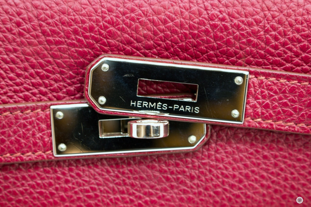 HERMES Hermes Kelly Rouge H  Taurillon Clemence 32 Shoulder Bags Phw | Italystation.com - Shop Now at italystation.com