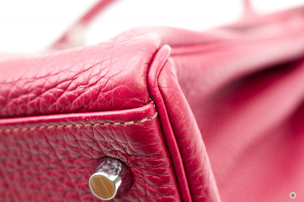 HERMES Hermes Kelly Rouge H  Taurillon Clemence 32 Shoulder Bags Phw | Italystation.com - Shop Now at italystation.com