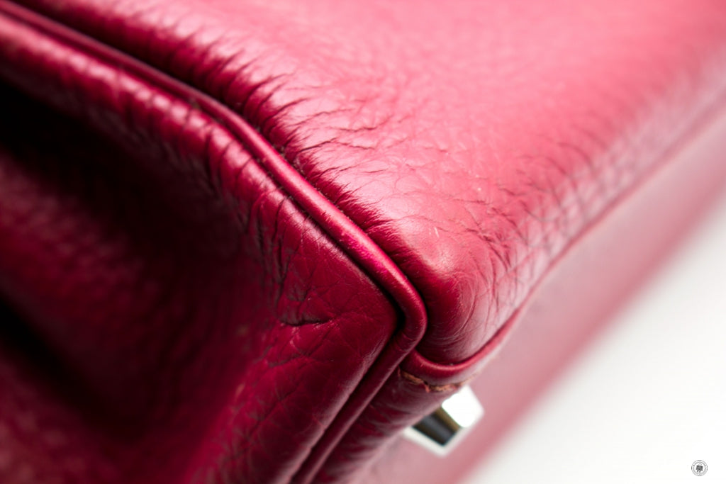 HERMES Hermes Kelly Rouge H  Taurillon Clemence 32 Shoulder Bags Phw | Italystation.com - Shop Now at italystation.com