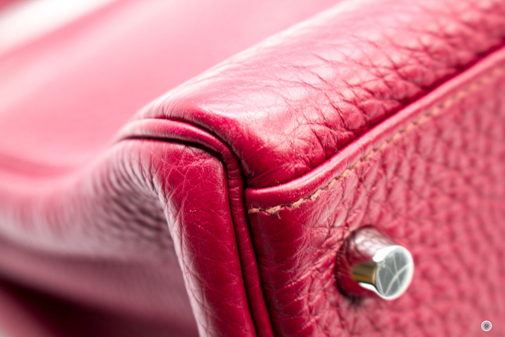 HERMES Hermes Kelly Rouge H  Taurillon Clemence 32 Shoulder Bags Phw | Italystation.com - Shop Now at italystation.com