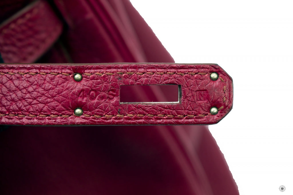 HERMES Hermes Kelly Rouge H  Taurillon Clemence 32 Shoulder Bags Phw | Italystation.com - Shop Now at italystation.com