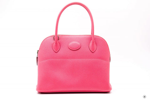 HERMES Hermes H041693 Bolide Rose Azalee / CK8W Epsom 27 Shoulder Bags | Italystation.com - Shop Now at italystation.com