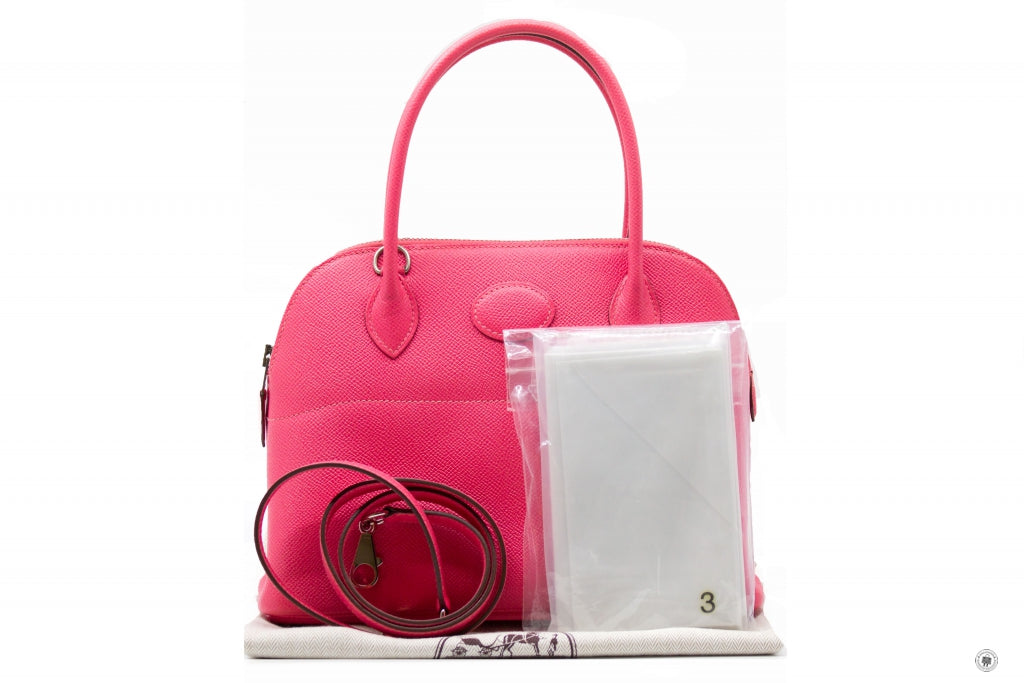 HERMES Hermes H041693 Bolide Rose Azalee / CK8W Epsom 27 Shoulder Bags | Italystation.com - Shop Now at italystation.com