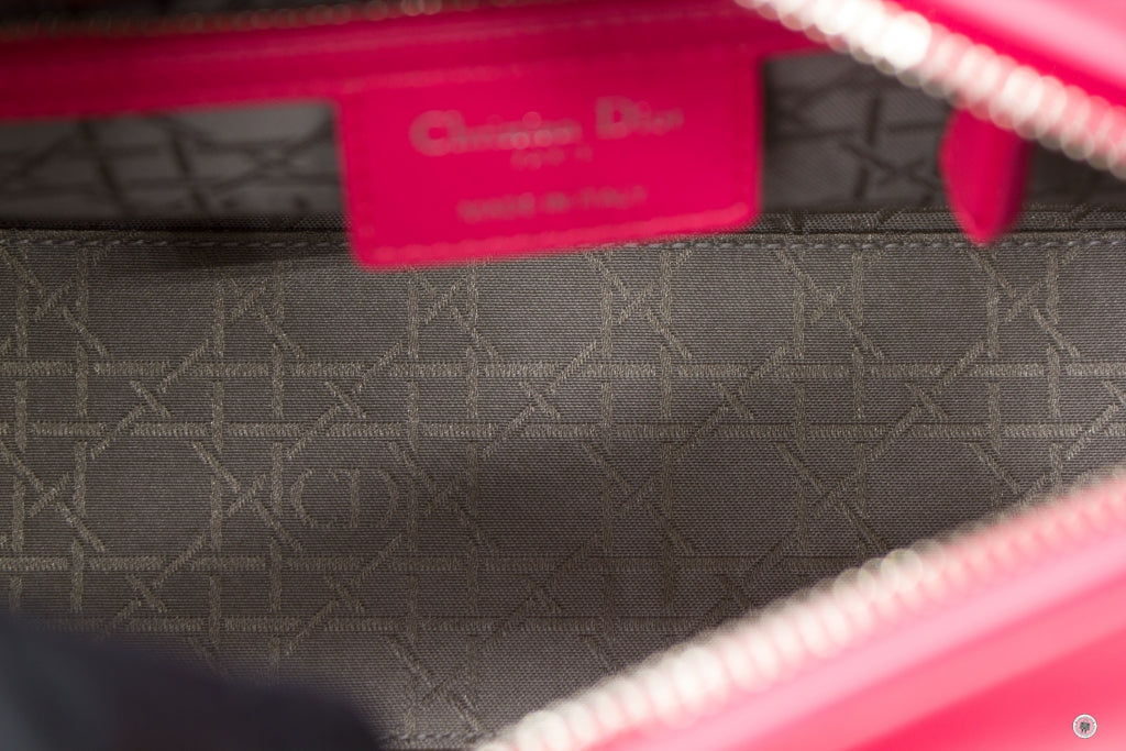 CHRISTIAN DIOR Christian Dior Lady Dior  Pink Lambskin Medium Tote Bag | Italystation.com - Shop Now at italystation.com