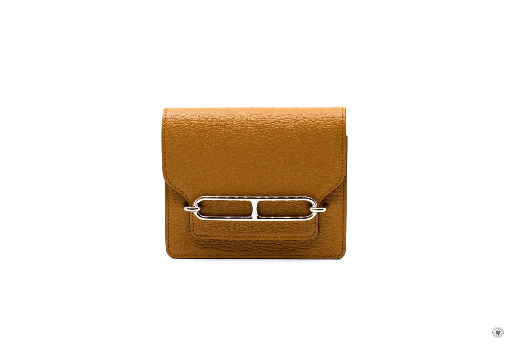 HERMES Hermes H082213 Roulis Slim Wallet QUEBRACHO/CK2J Evergrain Shor | Italystation.com - Shop Now at italystation.com